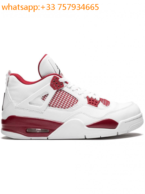 Jordan 4 blanche et rouge outlet